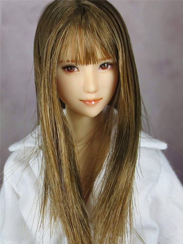 Amazon | FunPlus 1/6 フィギュア ドール 用 ヘッド 植毛タイプ